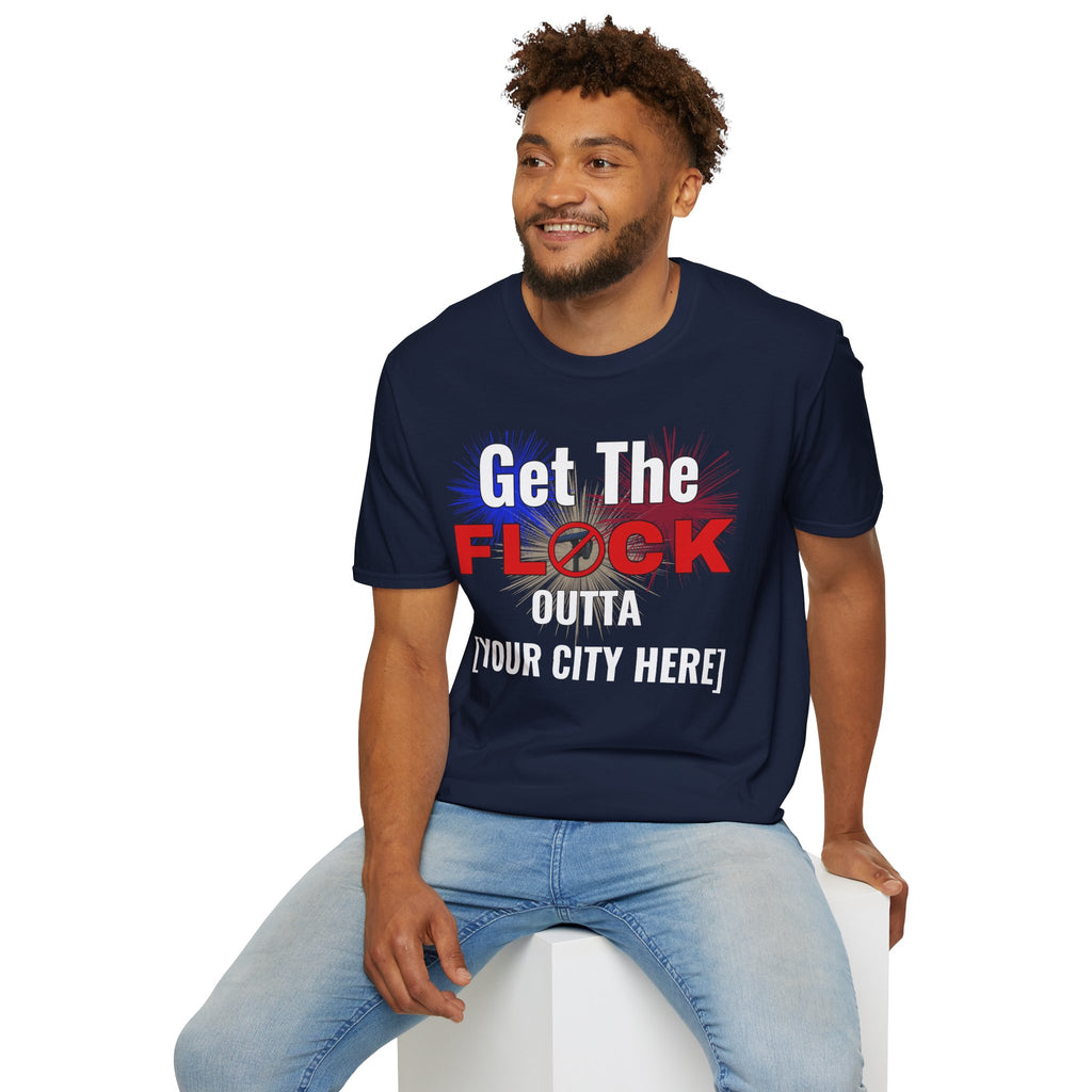 Customizable Get The Flock Outta! Men's T-Shirt