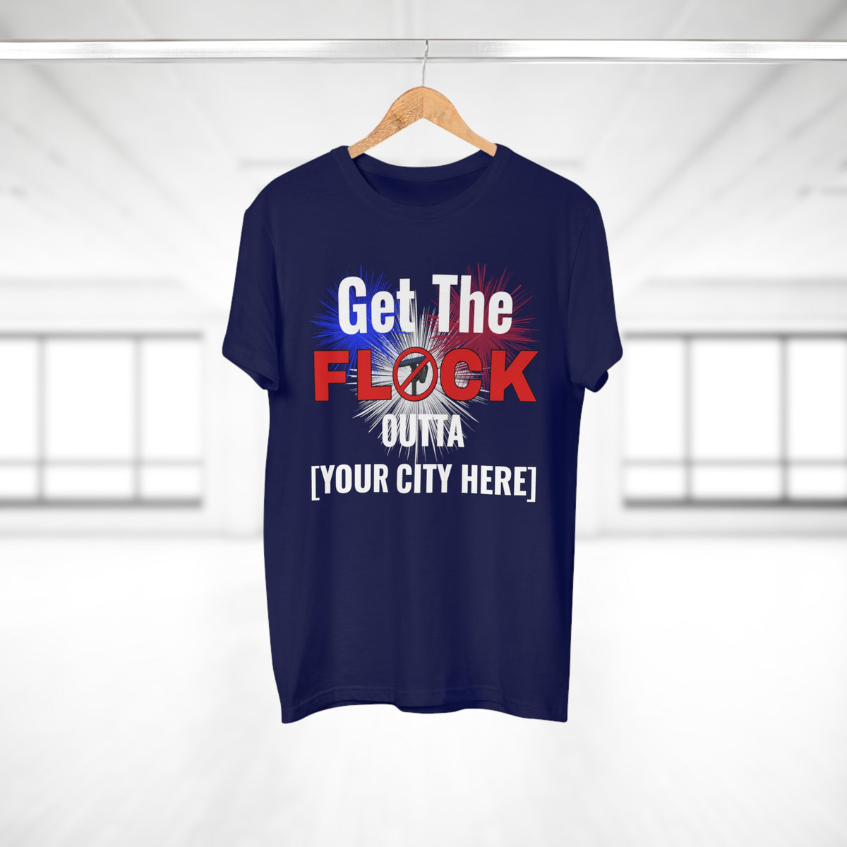 Customizable Get The Flock Outta! Men's T-Shirt