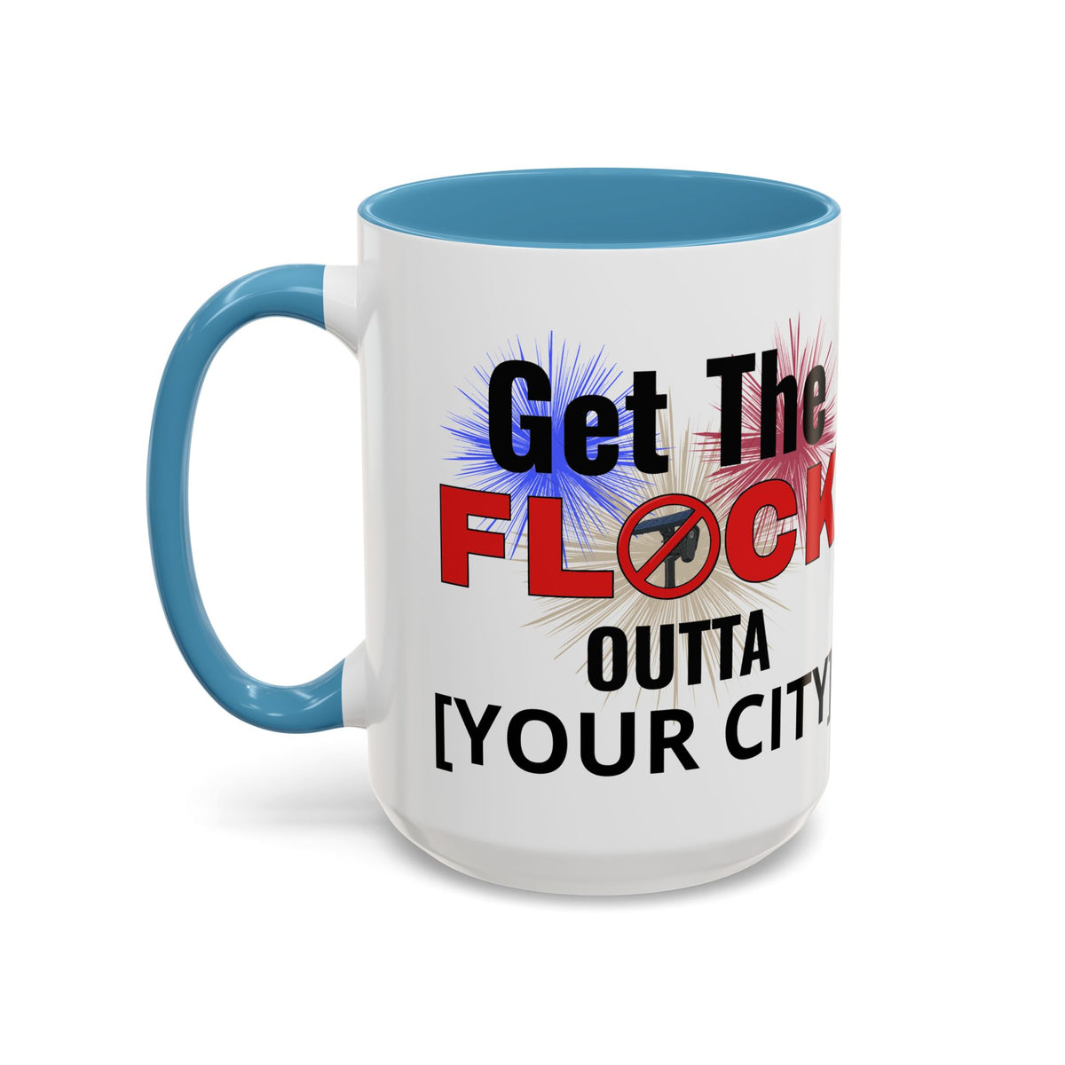 Customizable Get The Flock Outta! Drinking Mug