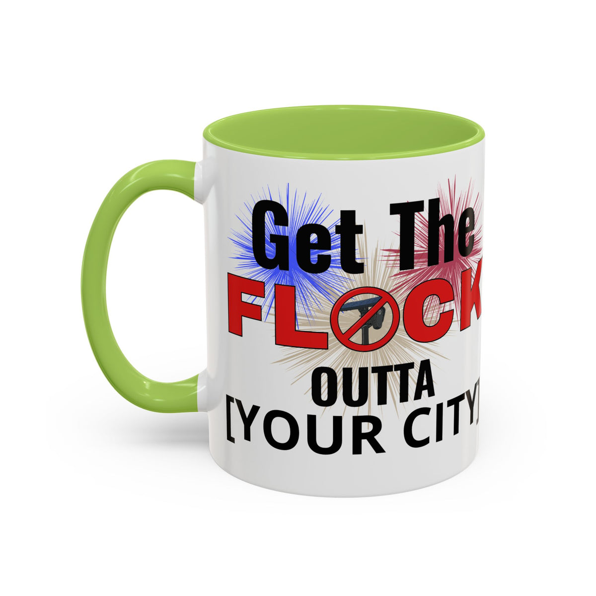 Customizable Get The Flock Outta! Drinking Mug