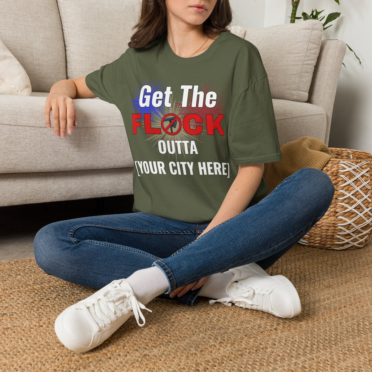 Customizable Get The Flock Outta! Women's T-Shirt