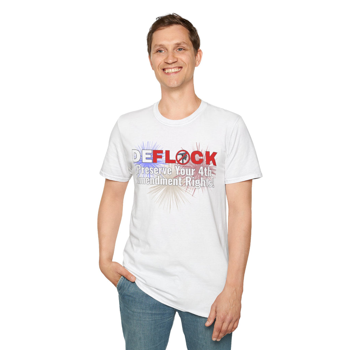 De-Flock Preserve Your 4th Amendment Rights! Men's T-Shirt