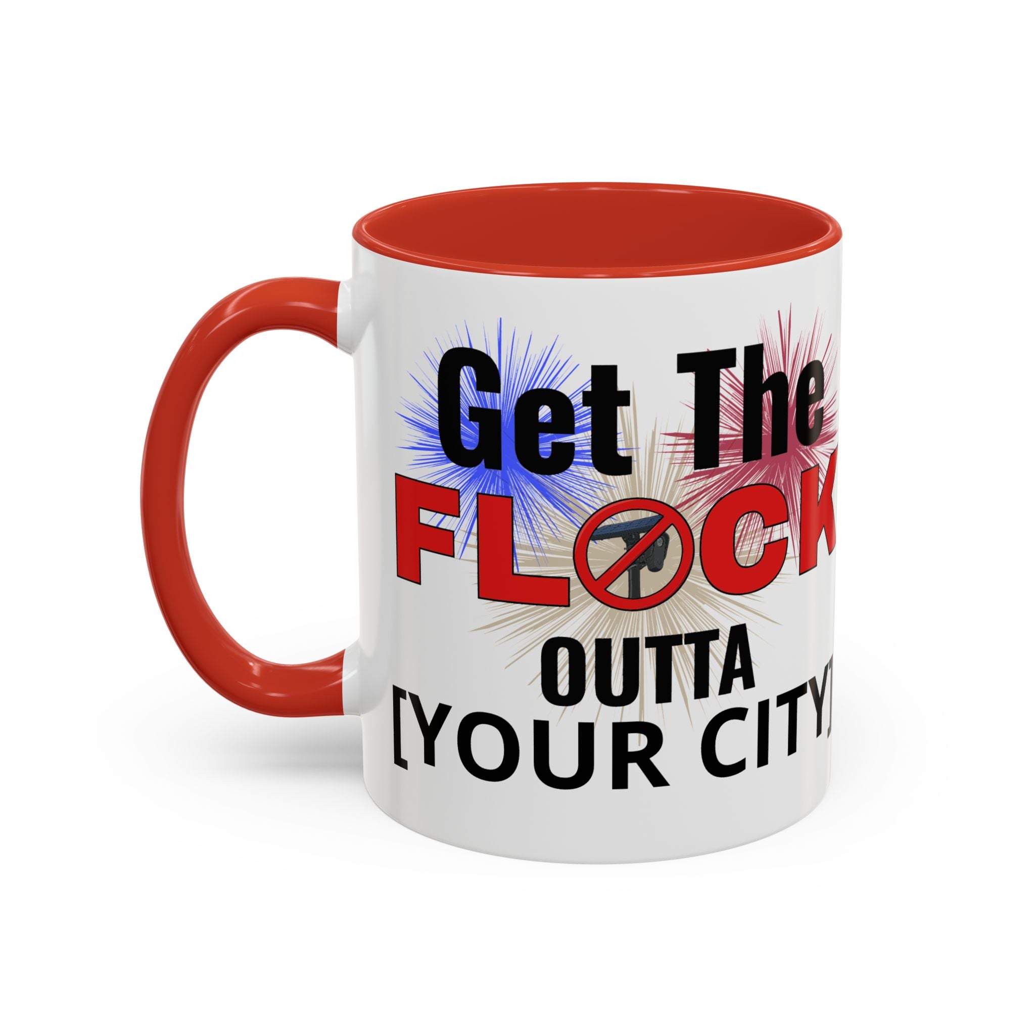 Customizable Get The Flock Outta! Drinking Mug