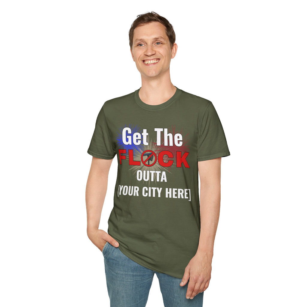 Customizable Get The Flock Outta! Men's T-Shirt