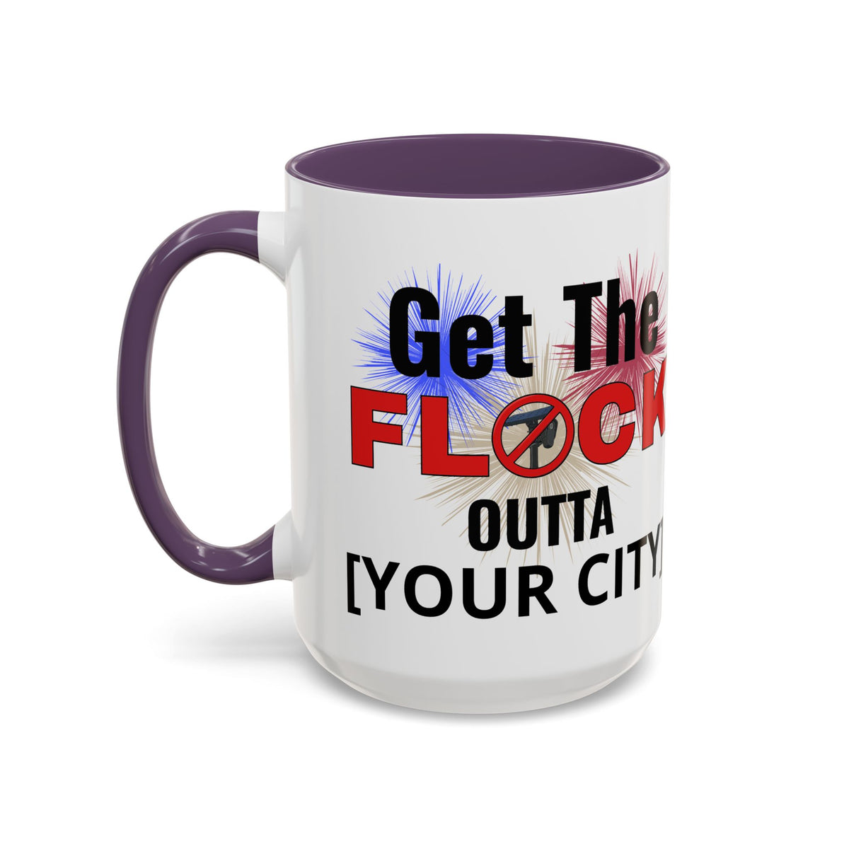 Customizable Get The Flock Outta! Drinking Mug