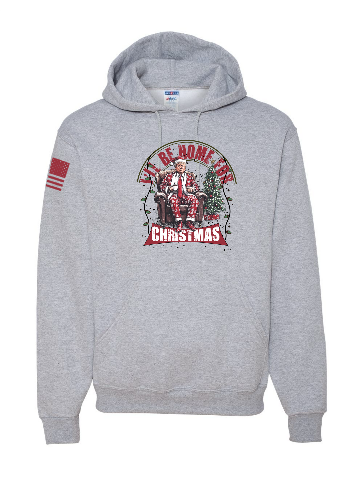 I'LL BE HOME FOR CHRISTMAS HOODIE