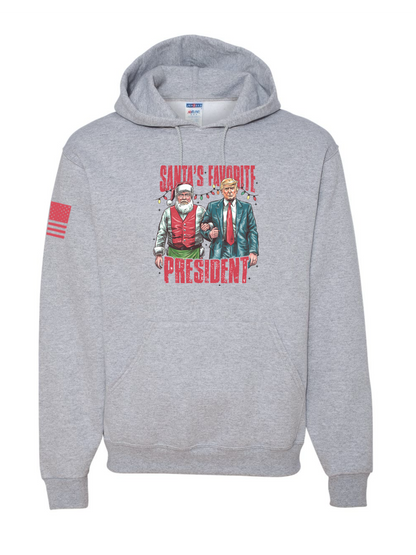 SANTAS FAVORITE PRESIDENT HOODIE